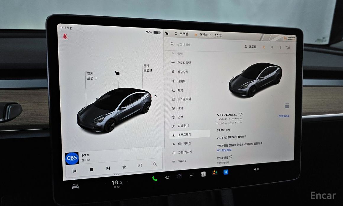 Model 3 long range 9